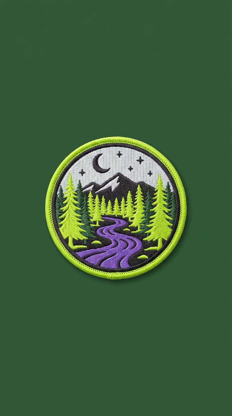 Embroidered campaign patch